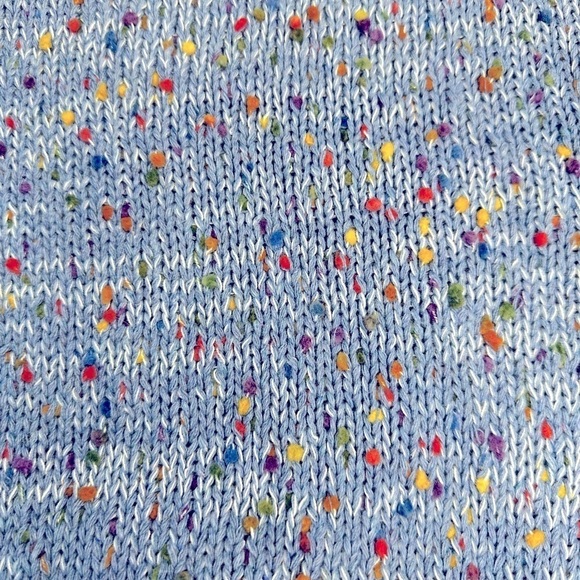 Blakeley women’s multicolored confetti open front knit sweater. Two pockets. EUC - Picture 7 of 12
